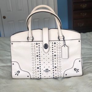 Coach bandana rivet Mercer satchel